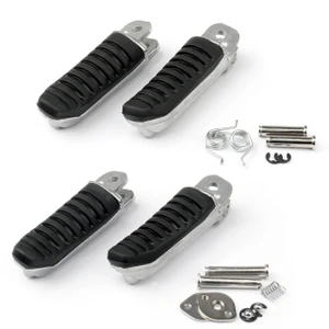 Front & Rear Footrest Pedals Foot Pegs For Suzuki GSX1200 (98-00) GSX 750 W/X/Y/K1 Left (98-03) GSXR1100 (90-98)