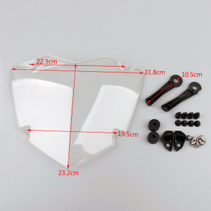 Front Headlight Guard Cover Lens Protector For BMW R1200GS WC (13-17) ADV WC (14-17) Clear