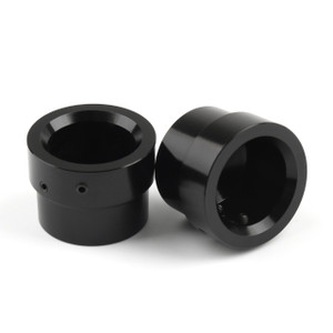 Front + Rear Axle Cover Caps Nut For Harley Sportster XL 883 1200, Black
