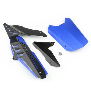 Rear Tire Hugger Fender and Chain Cover For Yamaha YZF-R25  YZF-R3 MT-03 2015-2023  Blue Generic