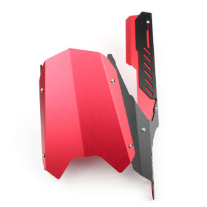 Rear Tire Hugger Fender and Chain Cover For Yamaha YZF-R25  YZF-R3 MT-03 2015-2023 Red Generic