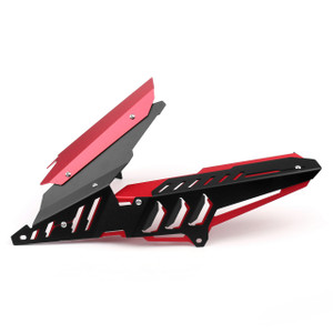 Rear Tire Hugger Fender and Chain Cover For Yamaha YZF-R25  YZF-R3 MT-03 2015-2023 Red Generic