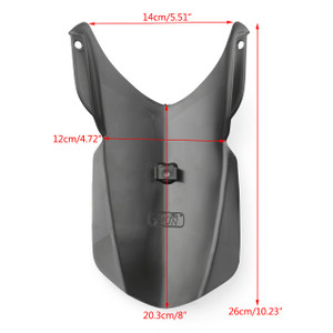 ABS Motorcycle Front Fender Extender Extension For BMW R1200GS LC (13-15) R1200GS ADV (14-16) Black