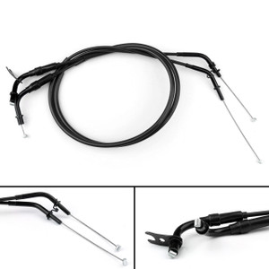 Throttle Cable Push Pull Wire Line Gas For Kawasaki Z1000 (2011-2013) Black