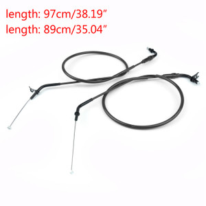 Throttle Cable Push Pull Wire Line Gas For Kawasaki Z1000 (2011-2013) Black