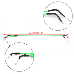 Throttle Cable Wire For Kawasaki Ninja ZX-6R (2007-2008) Green