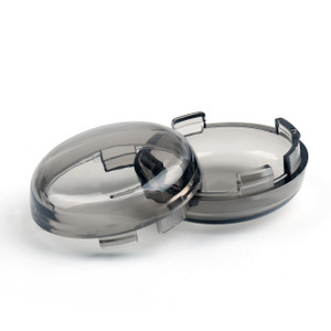 Turn Signal Light Lens Cover Plastic For Harley Electra Glide Heritage Softail, Smoke