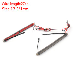 43mm-46mm Fork LED Turn Signal Strip Amber Light Kit Universal For Harley Victory Honda