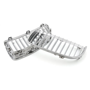 Kidney Grille BMW E90 E91 3 Series Sedan Wagon 4 Door (2004-2007) Chrome