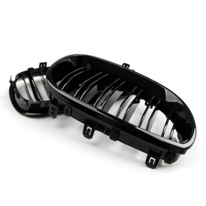 Kidney Grille Double Rib BMW E60 E61 5 Series M5 (03-10) Gloss Black