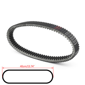 Drive Belt 27601-11H00 For Suzuki LTA450 King Quad 450 AXi Limited Edition, LTA500 King Quad 500 AXi Power Steering, Black