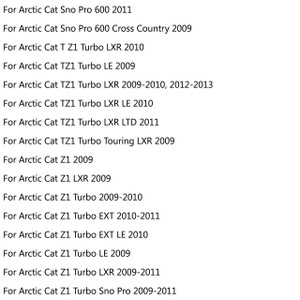 Drive Belt 0627-066 For Arctic Cat AC 600 Sno Pro, Cat Bearcat, TZ1 Turbo LXR, Cat Z1 Turbo, Black