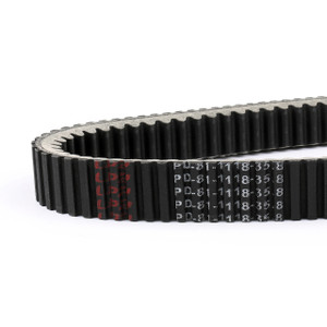 Drive Belt 0627-034 For Arctic Cat F5 Firecat Sno Pro, F6 Firecat EFI EXT Sno Pro, F7 Firecat EFI EXT Sno Pro, Black