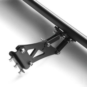 Universal Aluminum Adjustable Trunk GT Rear Racing Spoiler Wing, Black
