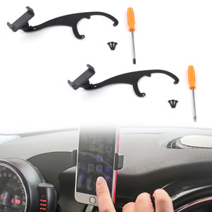 360 Degree Rotation Car Phone Mount Cradle Holder Stand For Mini Cooper R60/R61, Red