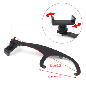 360 Degree Rotation Car Phone Mount Cradle Holder Stand For Mini Cooper R55 R56, Red Union Jack