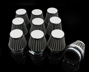 Air Filter 52mm 10PCS Honda CB Kawasaki KZ ZR Suzuki GS GT Yamaha Motorcycle