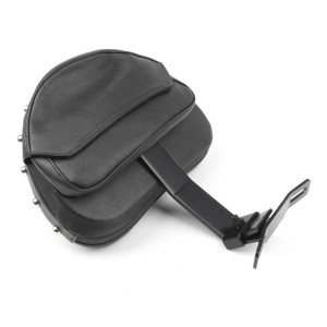 Driver Seat Rider Backrest Pad For Harley Fatboy FLSTF Heritage Softail (07-17) Black