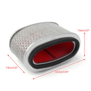 Air Filter Cleaner for Honda VT750 Shadow Phantom (10-17) Spirit (07-14)  Silver