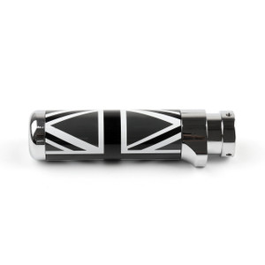 Mini Cooper Black Union Jack Handle Hand Brake Emergency Cover Trim, Black Gray