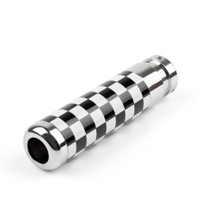 Mini Cooper Checkered Handle Hand Brake Emergency Cover Trim, Black White