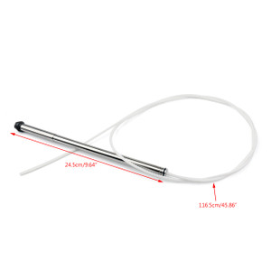 Antenna Rod With Drive Cable 86337-60080 for Toyota Land Cruiser (96-97) Lexus LX450 (96-98) Silver
