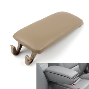 PU Leather Center Console Armrest Cover Lid For Audi A6 A4 S4 2000-2008 Khaki