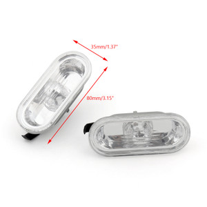 Side Marker Light for VW Jetta Bora Golf Mk4 GTI B5.5 Passat B5 beetle R32, White