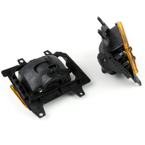 Front Bumper Fog Lights Plastic Lens Kit for BMW E30 3-Series Sedan  (85-93) Yellow