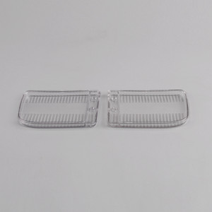 Front Bumper Fog Lights Clear Plastic Lens for BMW E30 318i 318is (1982-1991) Clear
