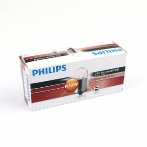 10PCS Genuine PHILIPS 13814 24V 10W R10W BA15s Standard Singaling Lamp Bulbs