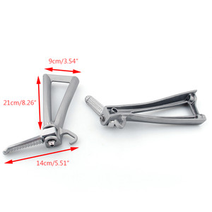 Rear Passenger Footpegs Footrests Brackets Set Yamaha YZF R6 (2006-2011) 5JJ-27431-10-00, 2C0-2741L-00-00, 5JJ-27441-10-00, 2C0-2742L-00-00