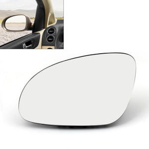 Left Rearview Mirror Glass Heated W/Holder for Volkswagen GOLF GTI MK5 (06-09) JETTA MK5 (06-10) EOS (07-08) R32 Rabbit (06-09) Passat B6 (05-09)