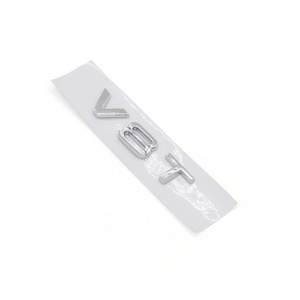 V8T Emblem Badge for AUDI A1 A3 A4 A5 A6 A7 Q3 Q5 Q7 S6 S7 S8 S4 SQ5, Chrome