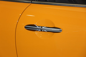 Union Jack UK Design Door Handle Cover for Mini Cooper R50 R52 R53 R55 R56, Black