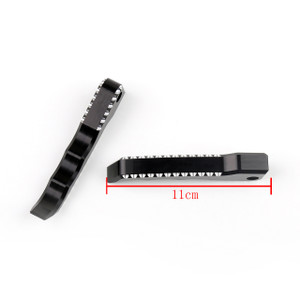 CNC Rear Passenger Footrest Foot Pegs Suzuki GSXR 1300 Hayabusa 2008-2015 Black