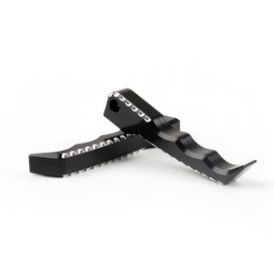 CNC Rear Passenger Footrest Foot Pegs Suzuki GSXR 1300 Hayabusa 2008-2015 Black