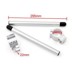 Motorcycle Clip-On Handlebars HONDA CBR929/954 CBR1000RR RC45 RC51, Silver