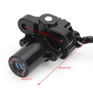 Ignition Switch Lock Keys Yamaha YZF R1 R6 R6S FZ6 OEM Style, Free Bonus Seat Lock