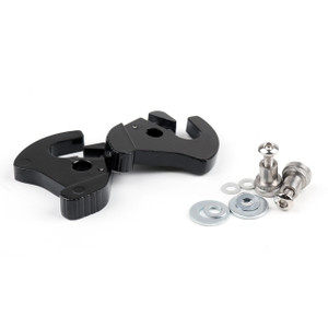 Rotary Latch Latches Kit With Locks For Harley Sissy Bar Luggage Rack Softail Black