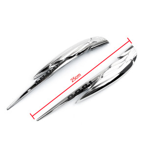 Motorcycle Gas Tank Emblem Badge Decals HONDA VTX1800 Silver