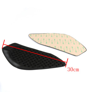 Tank Traction Pad Side Gas Knee Grip Protector Kawasaki Ninja ZX6R (2009-2016) Black