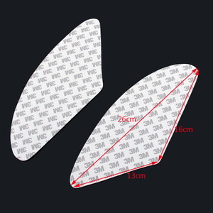 Tank Traction Pad Side Gas Knee Grip Protector Kawasaki ZX636R ZX6RR ZX6R NINJA NINJA 636 ZX10R Z1000SX NINJA 1000 Tourer ER-6N Clear