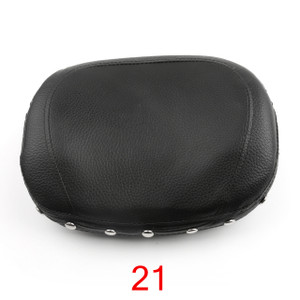 Sissy Bar Backrest Cushion Pad Choppers Universal 21, Black