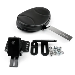 Adjustable Rider Backrest For Harley Road King, Electra Glide Ultra Classic,Ultra Limited, Black