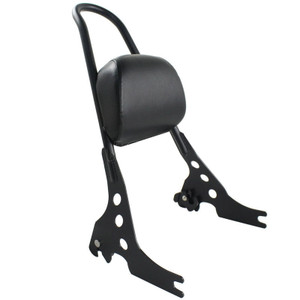 Sissy Bar Luggage Rack Seat Backrest Pad For Street 500 XG500 15-18 750 XG750 14-18 Black