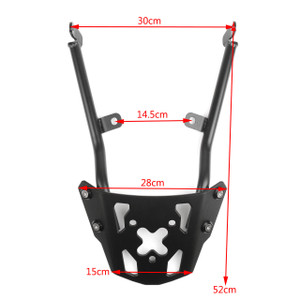 Luggage Rack Rear Carrier Plate kit Honda CB650F (2015-2016), Black