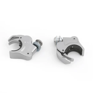 41mm Windshield Windscreen Clamps For Harley Dyna Sportster XL 883 1200, Chrome