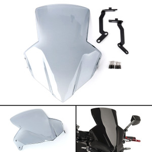 ABS Plastic Windscreen Windshield Shield with Bracket For Honda CB650F 14-17 Clear