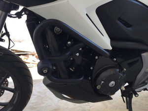 Engine Guard Crash Bar Protection Honda NC750X NC750S NC700X NC700S (12-16), Black
